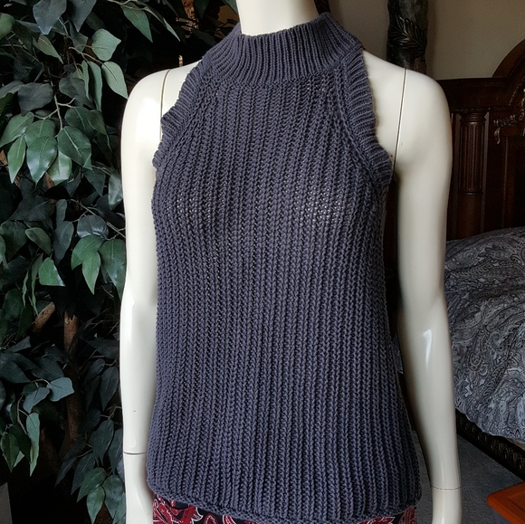 Ann Taylor Sweaters - Ann Taylor | Mock Neck Halter Sweater